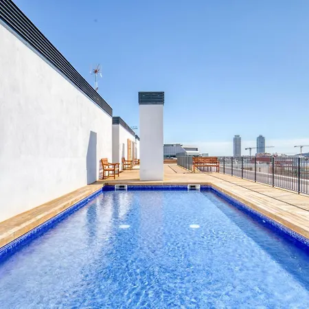 Blueground Poblenou Pool Nr Glories Bcn-37 *